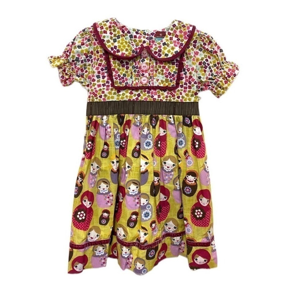 Matilda Jane character counts Russian dolls dress, Sz 2